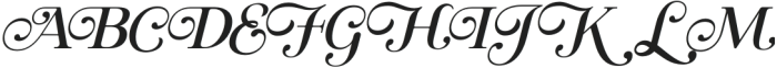 Regal Legacy Medium Italic otf (500) Font UPPERCASE