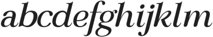 Regal Legacy Medium Italic otf (500) Font LOWERCASE