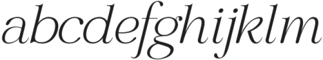 Regal Legacy Thin Italic otf (100) Font LOWERCASE