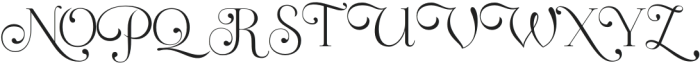 Regal Legacy Thin otf (100) Font UPPERCASE