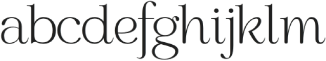 Regal Legacy Thin otf (100) Font LOWERCASE