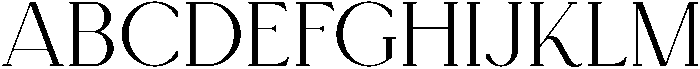 Regal Regular otf (400) Font UPPERCASE
