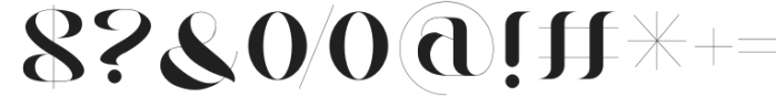 Regal Serif Regular otf (400) Font OTHER CHARS