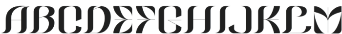 Regal Serif Regular otf (400) Font UPPERCASE