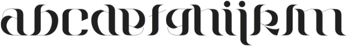 Regal Serif Regular otf (400) Font LOWERCASE