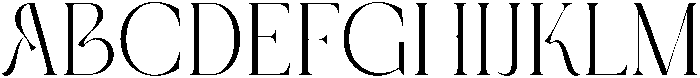 RegaleRegular otf (400) Font UPPERCASE