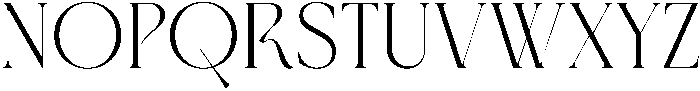RegaleRegular otf (400) Font UPPERCASE