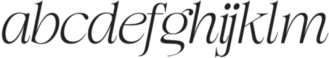 Regalia serif Italic otf (400) Font LOWERCASE