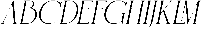 RegaliaPrestige-Oblique otf (400) Font