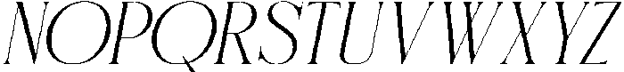 RegaliaPrestige-Oblique otf (400) Font UPPERCASE