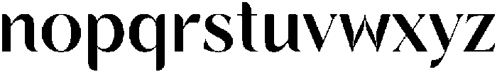 Regalic Semi Bold otf (600) Font LOWERCASE