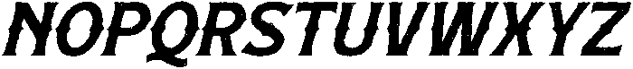 Regalion Type Rustic Italic otf (400) Font LOWERCASE