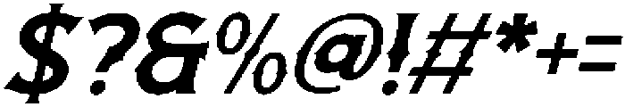 Regalion Type Western otf (400) Font OTHER CHARS