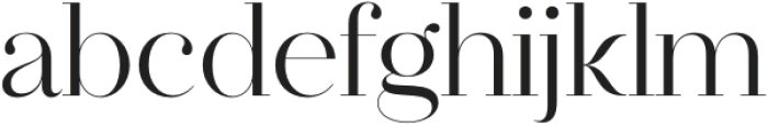 Regality Display Light otf (300) Font LOWERCASE