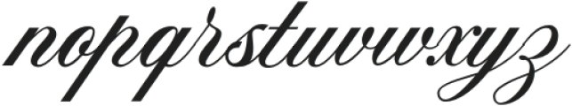 Regality Script Regular otf (400) Font LOWERCASE