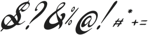 Regarding Wayback Italic otf (400) Font OTHER CHARS