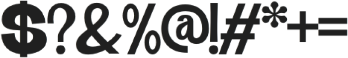 Regarn-Bold otf (700) Font OTHER CHARS