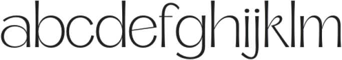 Regarn Extra Light otf (200) Font LOWERCASE