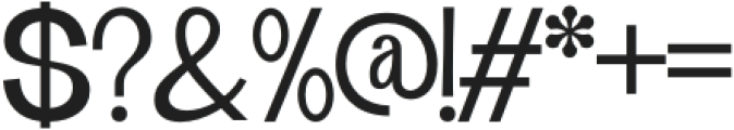 Regarn-Regular otf (400) Font OTHER CHARS