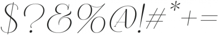 Regas Oblique otf (400) Font OTHER CHARS