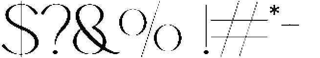 Regatta-Thin otf (100) Font OTHER CHARS