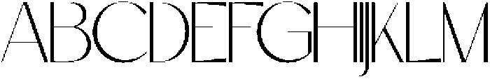Regatta-Thin otf (100) Font UPPERCASE
