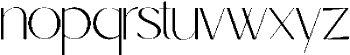 Regatta-Thin otf (100) Font LOWERCASE