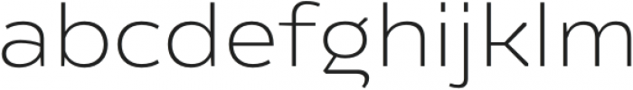 Regave ExtraLight Italic otf (200) Font LOWERCASE