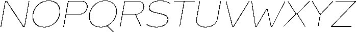 Regave Thin Italic otf (100) Font UPPERCASE