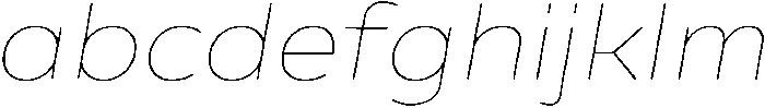 Regave Thin Italic otf (100) FONT