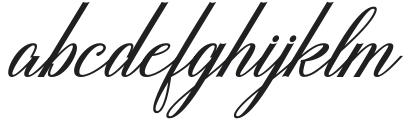 Reghinatha Script Regular otf (400) Font LOWERCASE