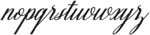 Reghinatha Script Regular otf (400) Font LOWERCASE