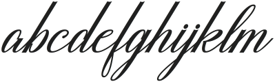 Reghinatha Script Regular ttf (400) Font LOWERCASE