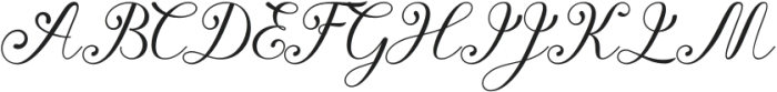 Regikal Script Regular otf (400) Font UPPERCASE