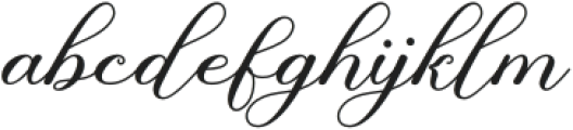 Regikal Script Regular otf (400) Font LOWERCASE