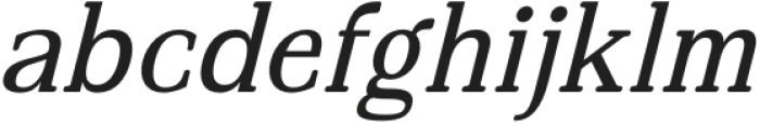 Regime Misfiles Italic Italic otf (400) Font LOWERCASE