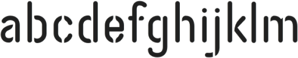 Regimenta Stencil otf (400) Font LOWERCASE