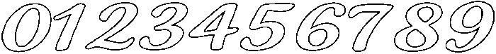 Regina Outline otf (400) Font OTHER CHARS