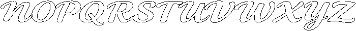 Regina Outline otf (400) Font UPPERCASE