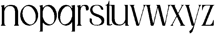 Regina Regular otf (400) Font LOWERCASE