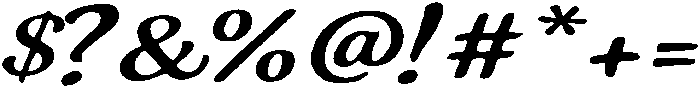Regina Smooth otf (400) Font OTHER CHARS