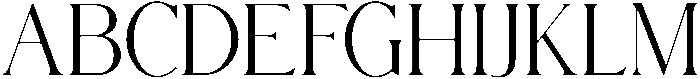Regina otf (400) Font UPPERCASE
