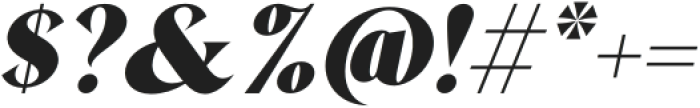 Regis Black Italic otf (900) Font OTHER CHARS