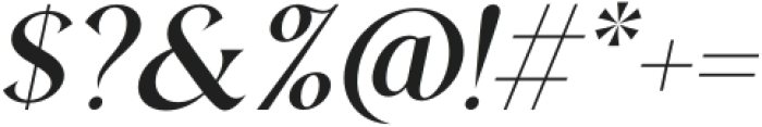 Regis-Italic otf (400) Font OTHER CHARS