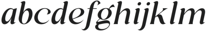 Regis-Italic otf (400) Font LOWERCASE