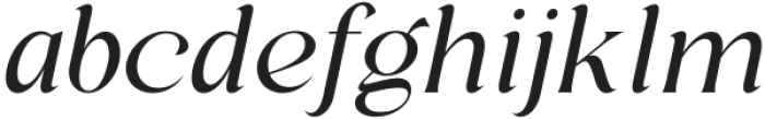 Regis Light Italic otf (300) Font LOWERCASE