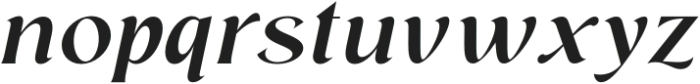 Regis Medium Italic otf (500) Font LOWERCASE