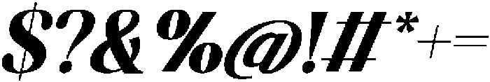 Regisha  Italic otf (400) Font OTHER CHARS