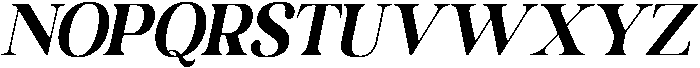 Regisha  Italic otf (400) Font UPPERCASE