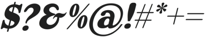 Regisha Italic otf (400) Font OTHER CHARS
